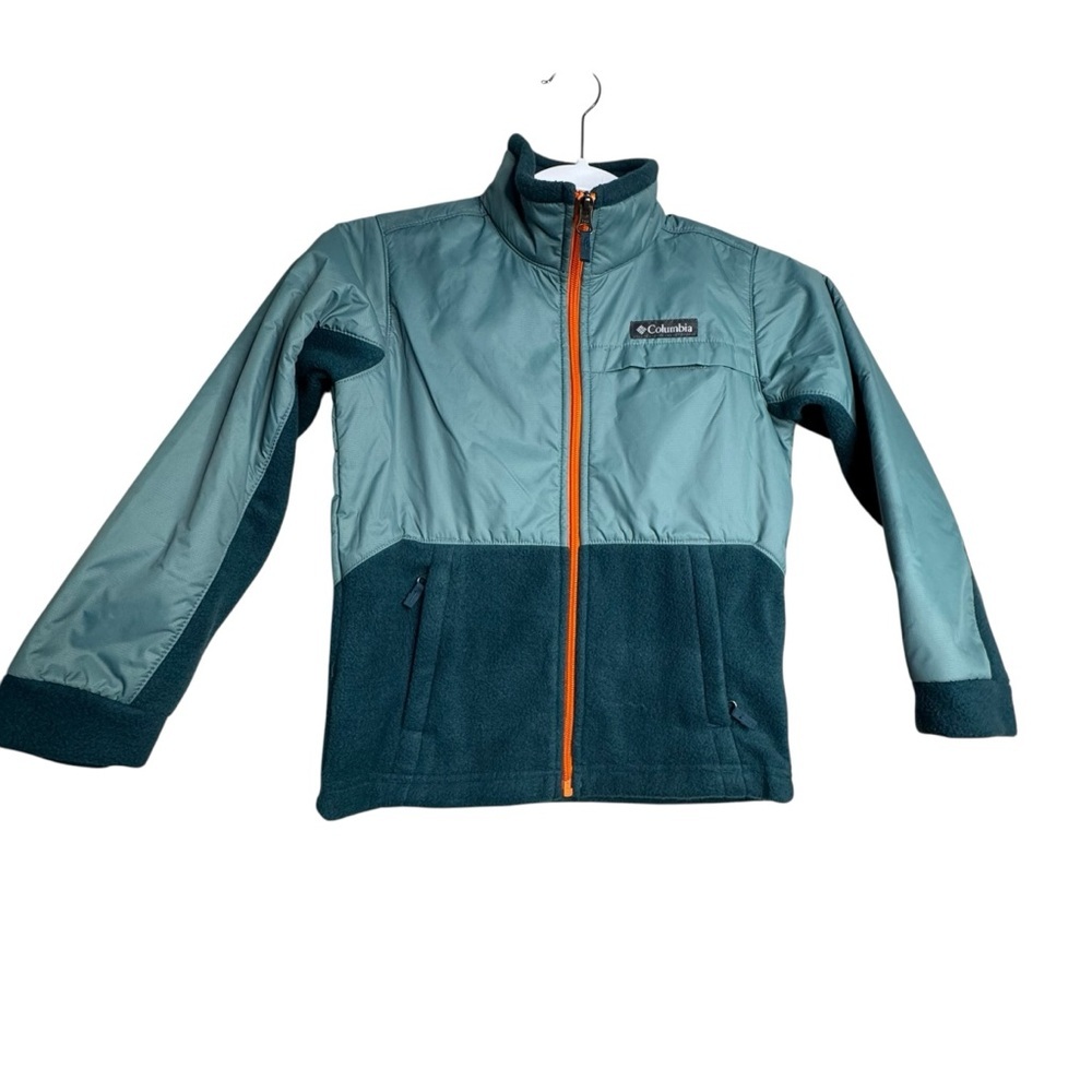 Columbia Youth Boys Steens Mountain Overlay, Night Wave/Metal XS N12